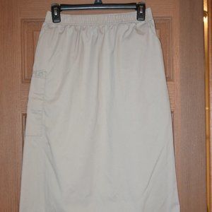 *5 for $10* WonderWink Khaki Women's Scrub Skirt Size S